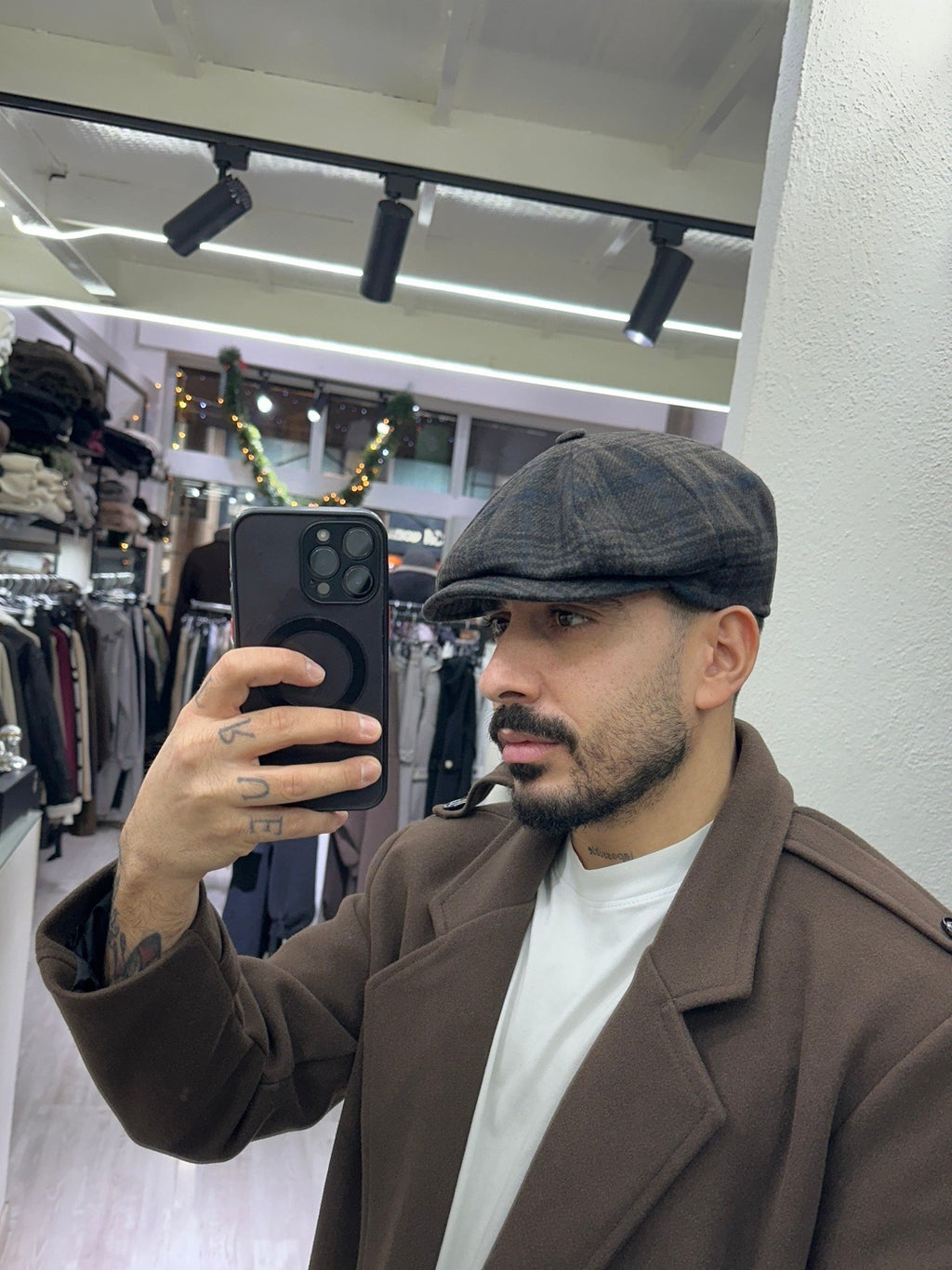 Coppola irlandese principe di galles antracite