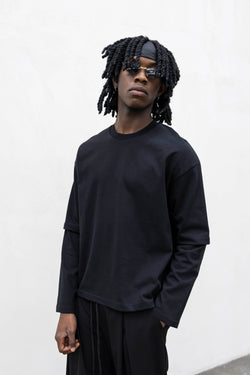 T-shirt double black present day