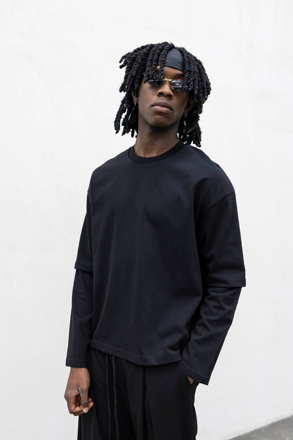 T-shirt double black present day