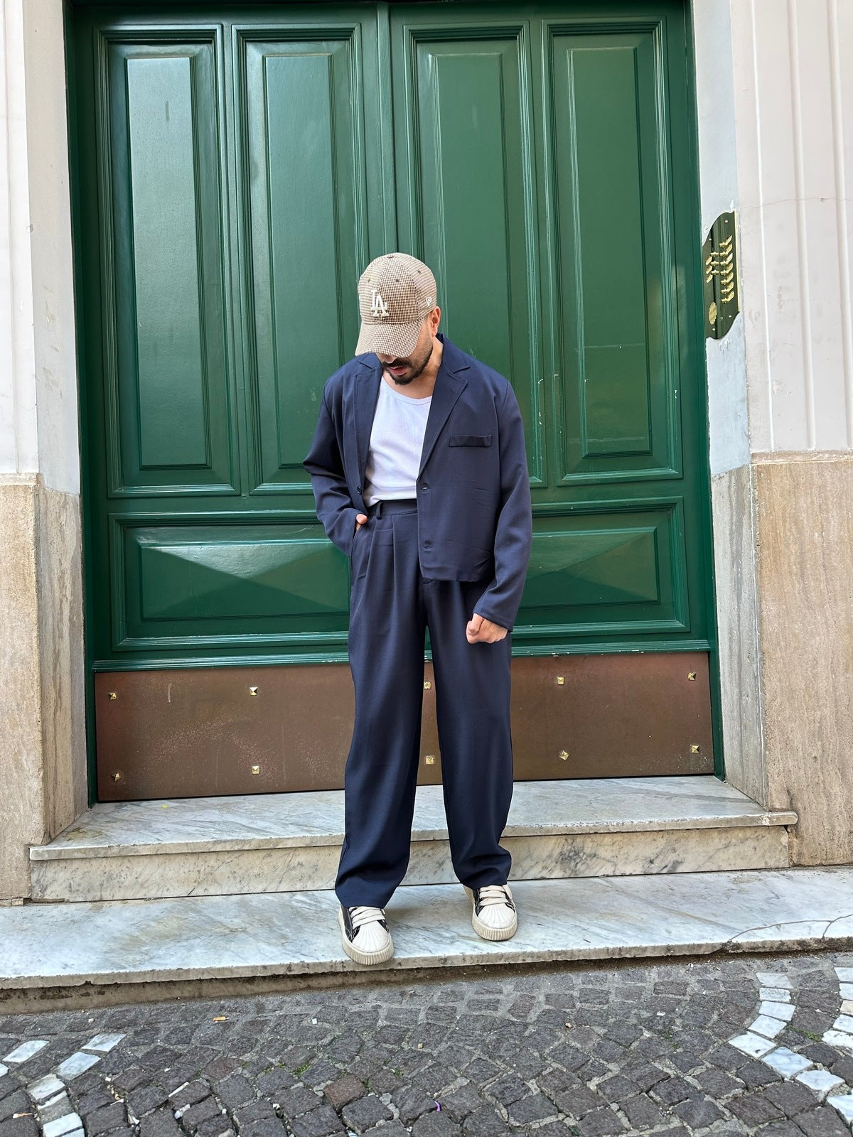 Abito crop blue tokyo