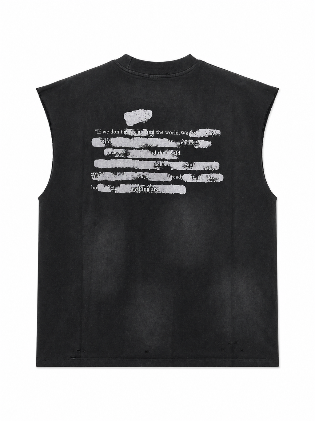 Canotta print black