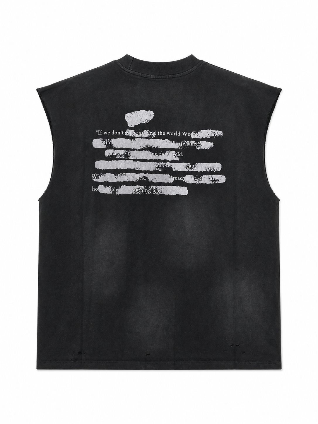 Canotta print black