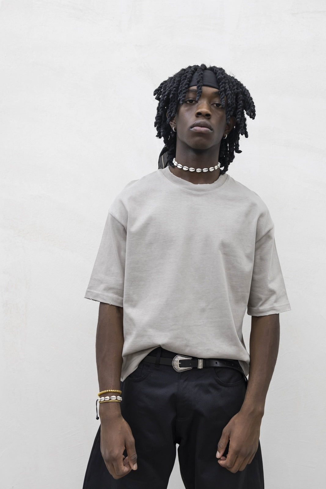 T-shirt crop ghiaccio present day