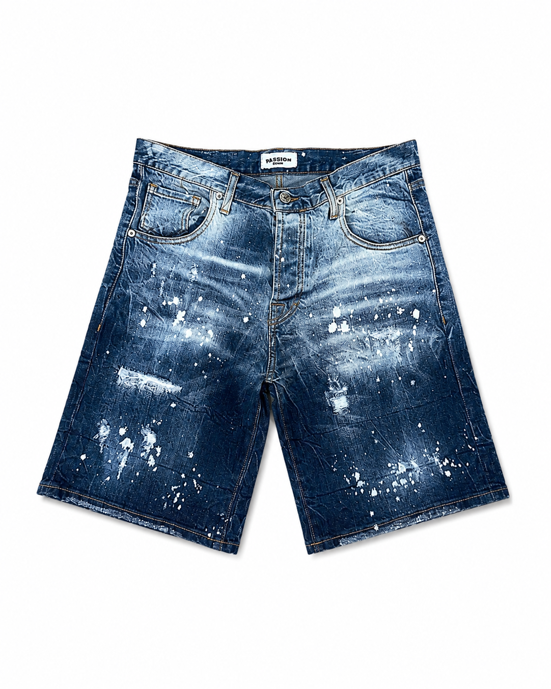 Short regular blue marine passion