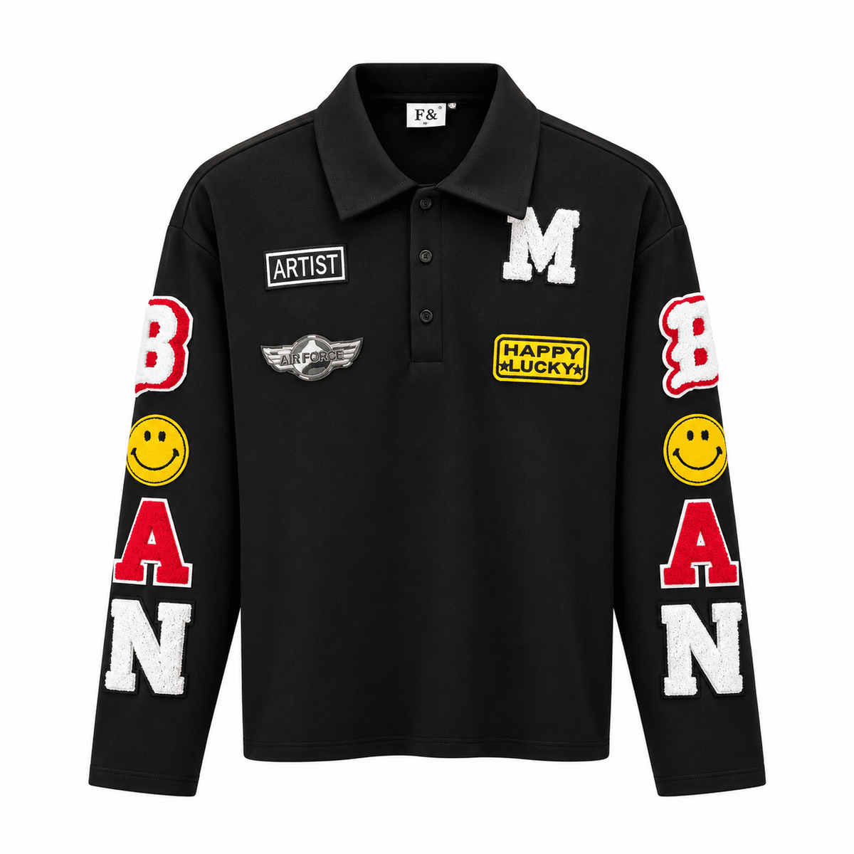 Polo patch black