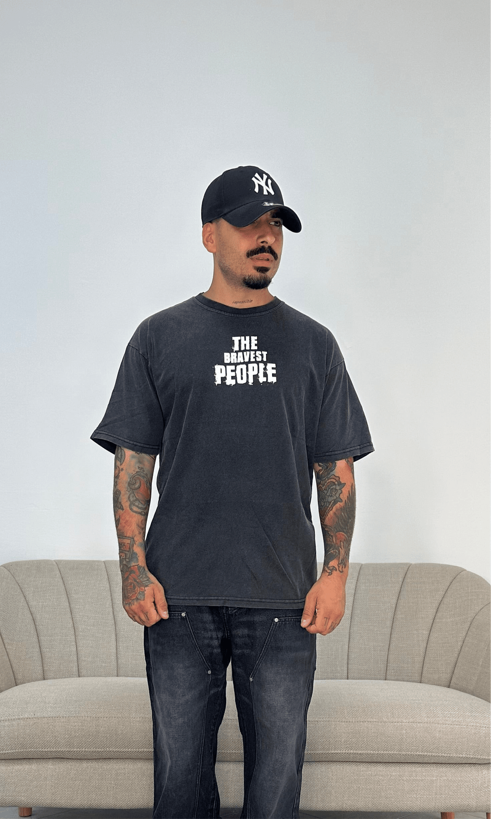 T-shirt people dark grey