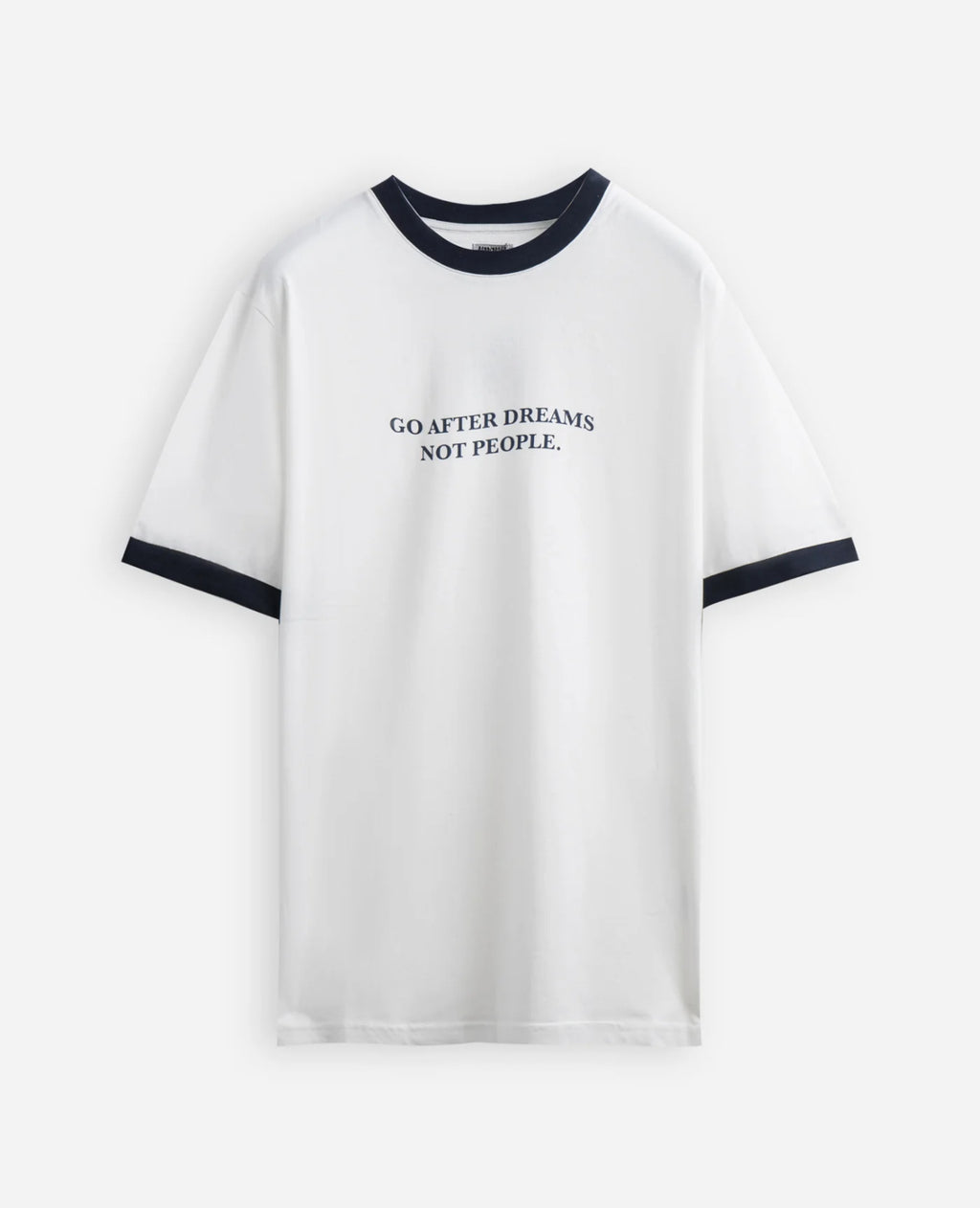 T-shirt 90’s white/blue minimal