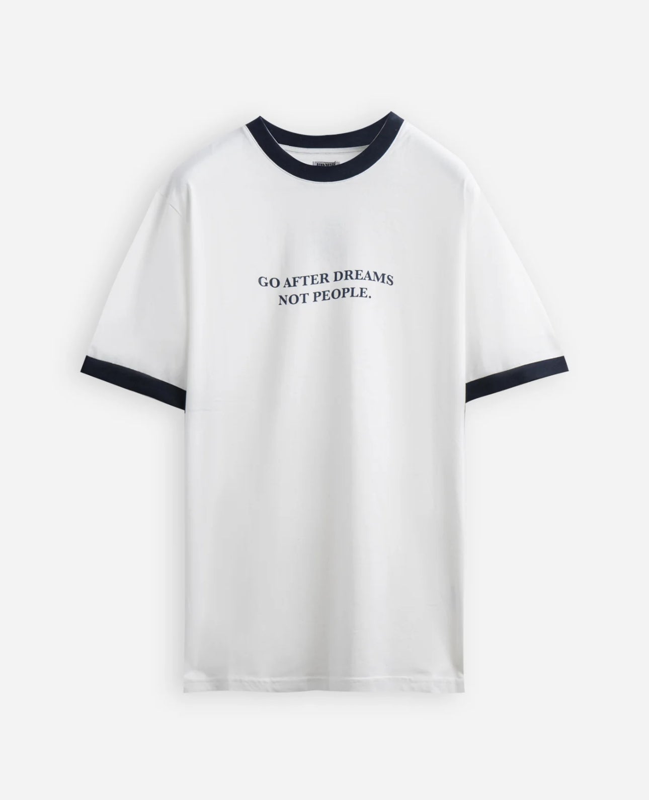 T-shirt 90’s white/blue minimal