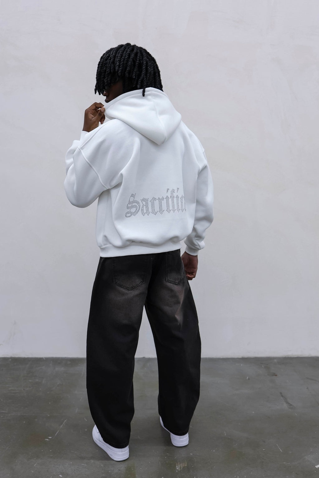 Hoodie sacrifice white Present day