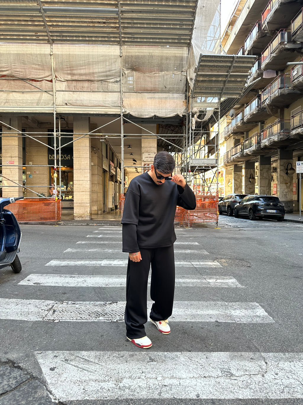 Tracksuit scuba black Tokyo couture
