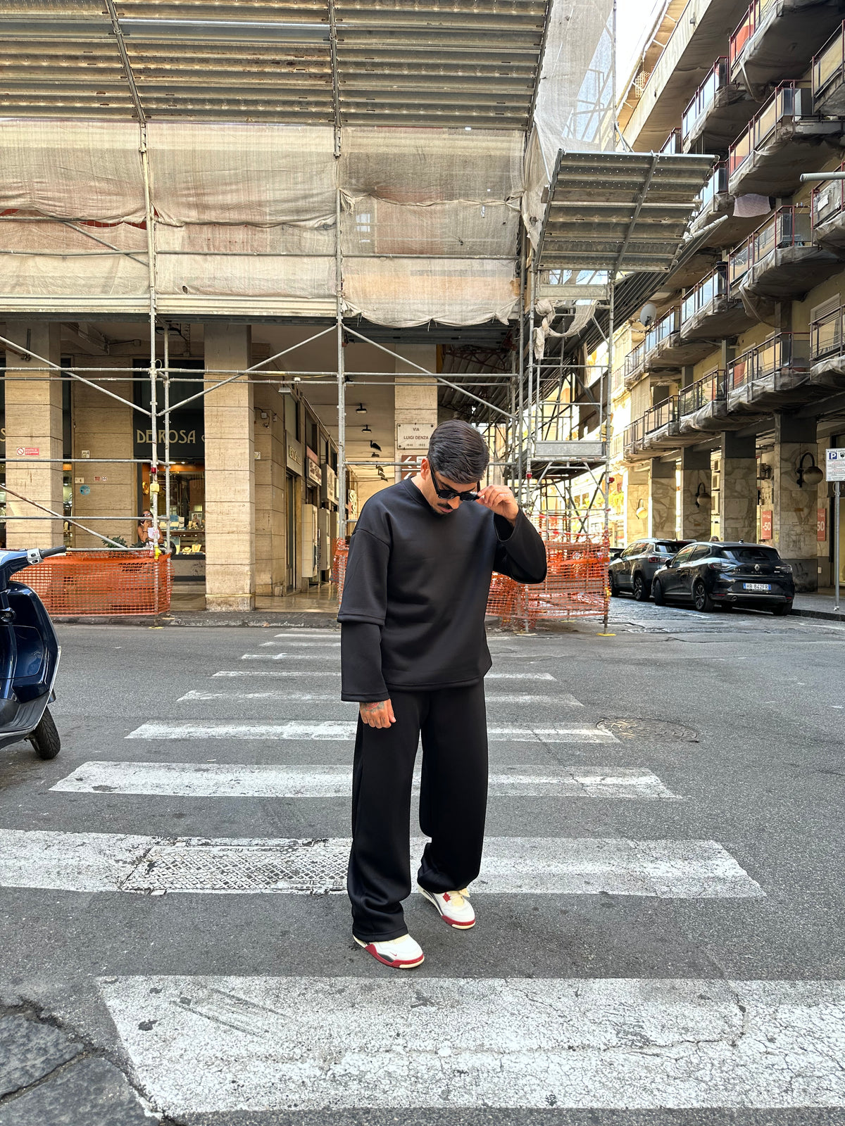 Tracksuit scuba black Tokyo couture