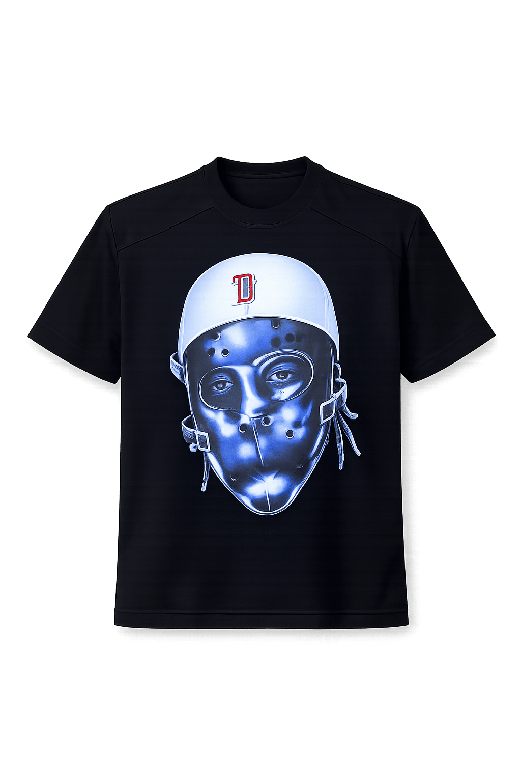 T-shirt face black Static
