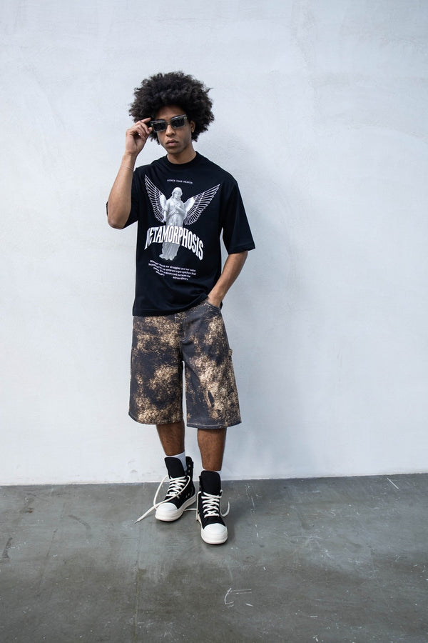 T-shirt metamorphosis black tokyo
