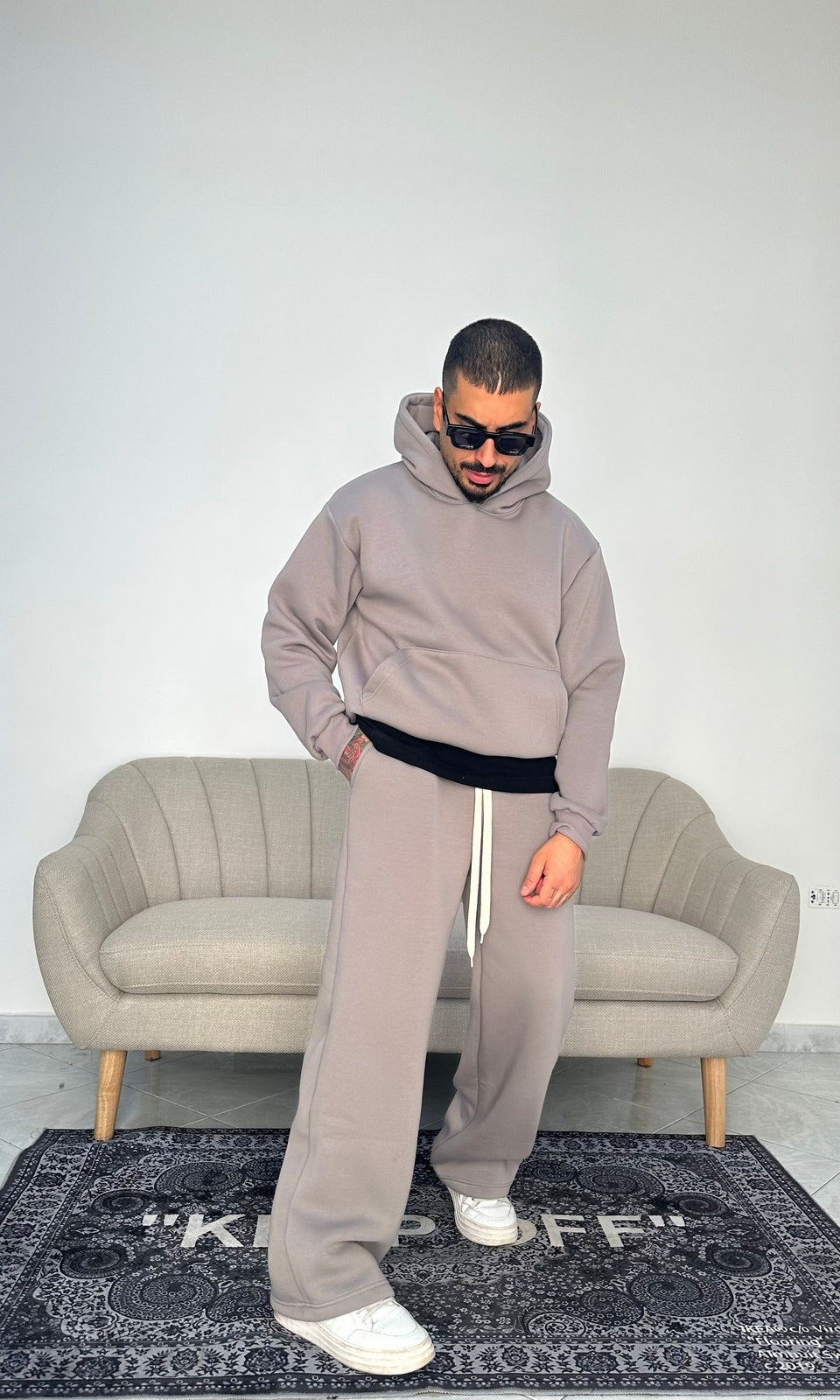 Tracksuit boxy grigio ferro