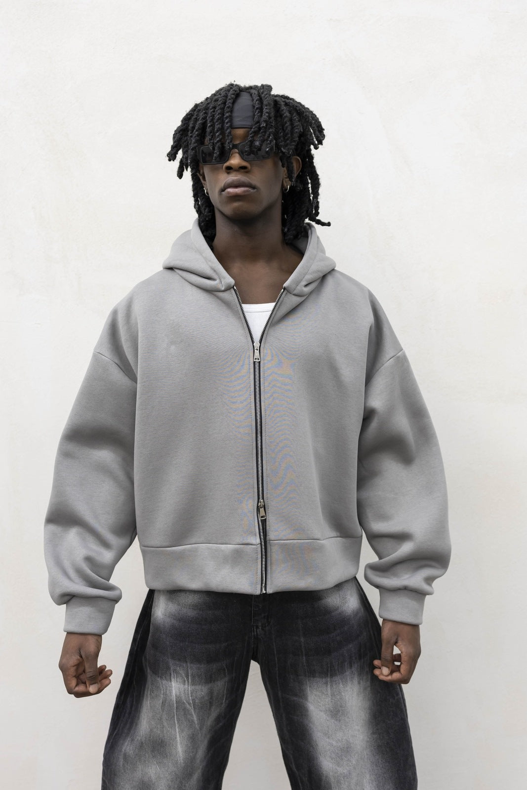 Felpa box zip ferro present day