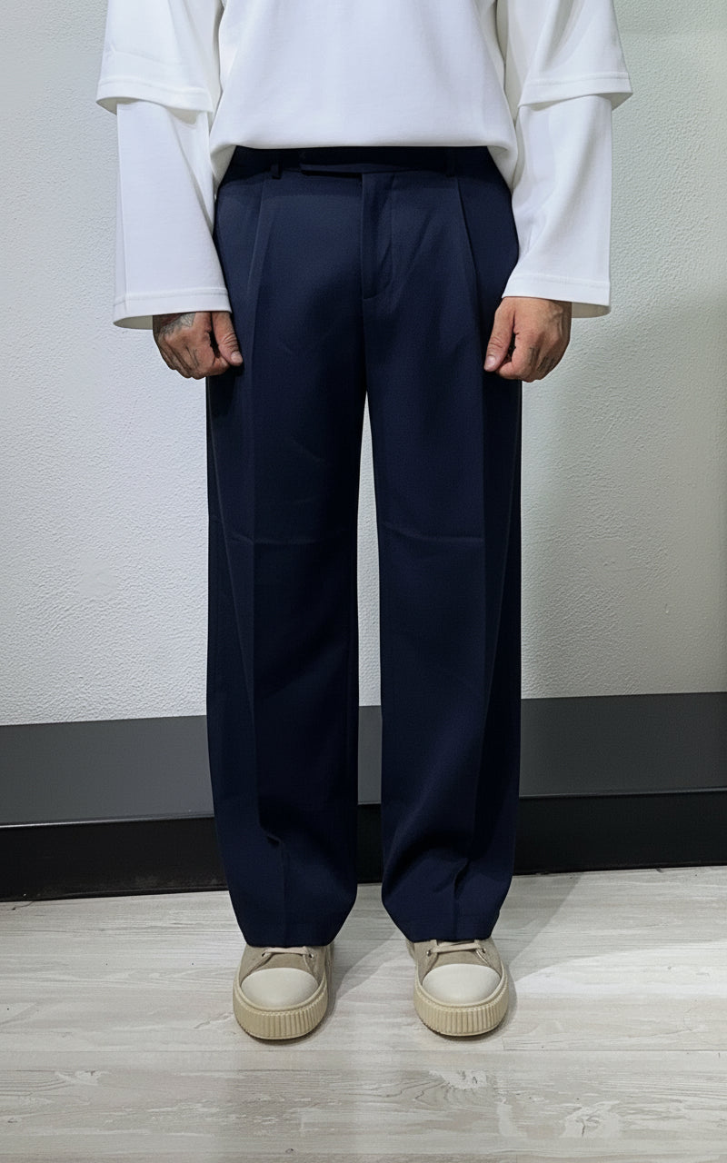 Pantaloni palazzo Osaka blue