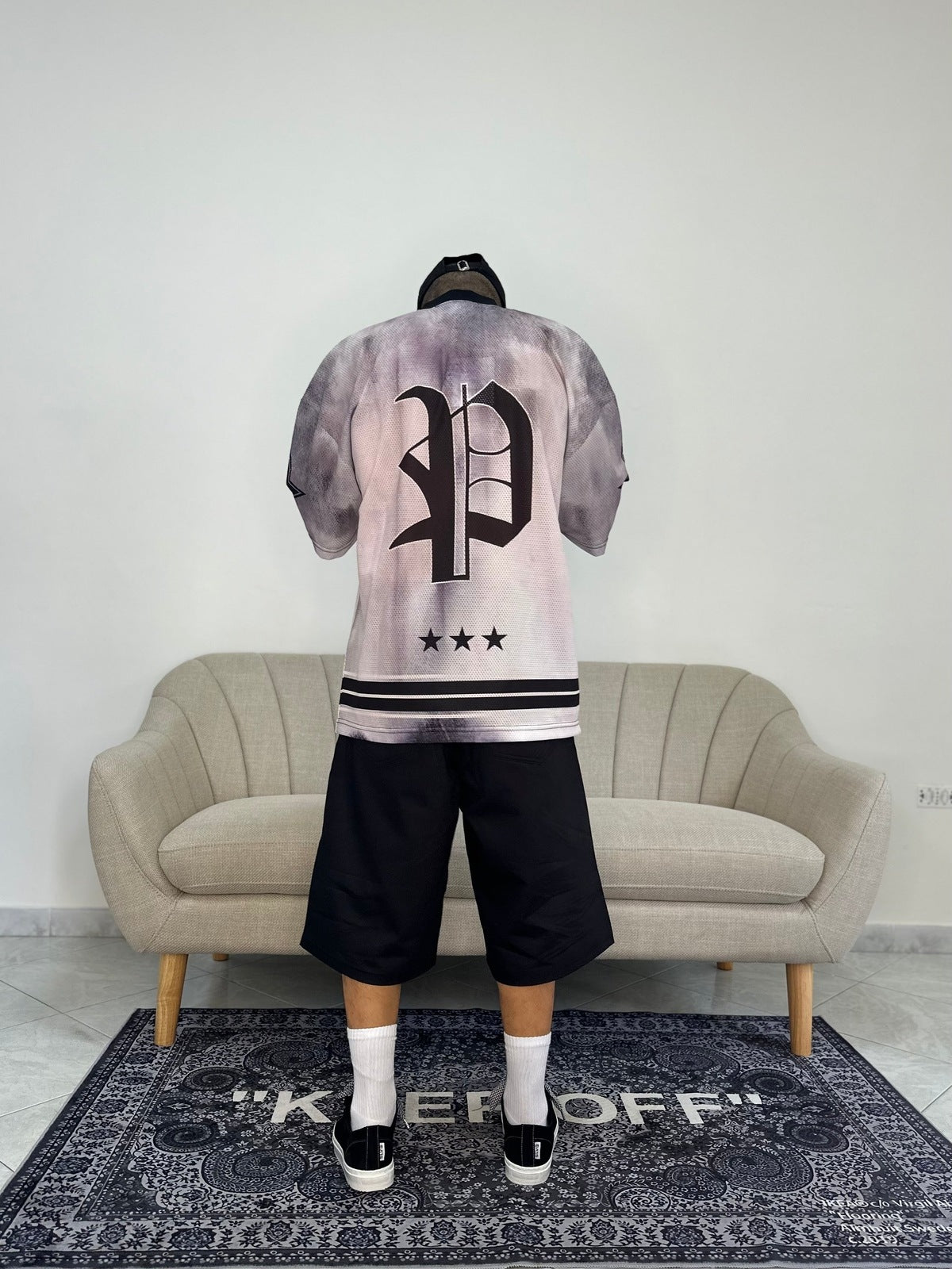 T-shirt All over Presentday white