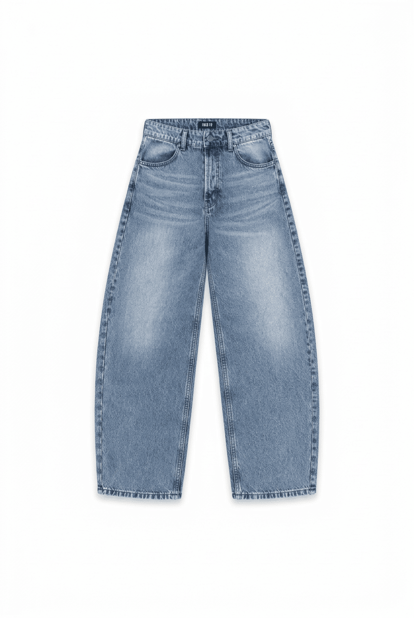 Denim baloon light blue clean