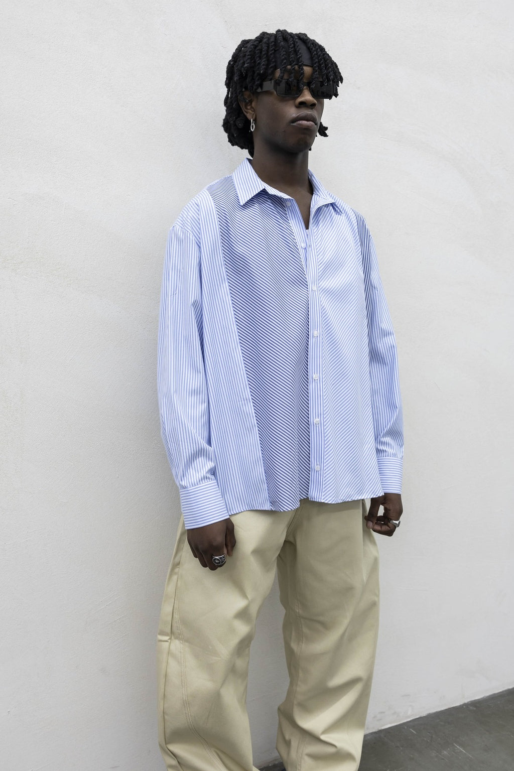 Camicia stripes azul tokyo