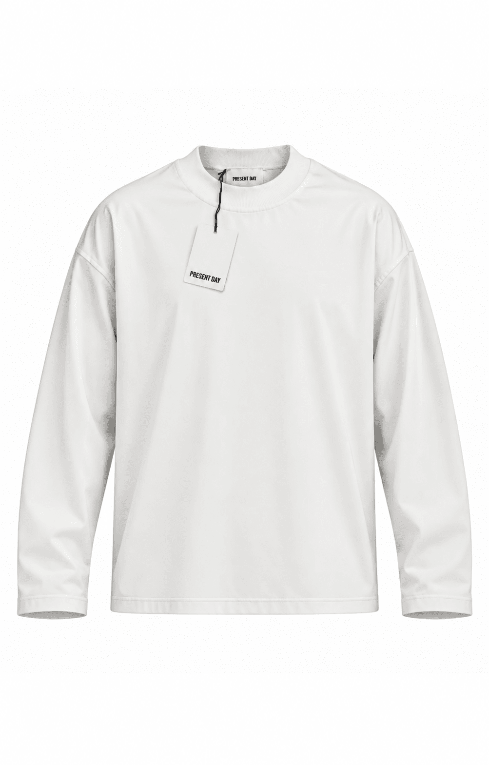 Long sleeve interlook white Present day