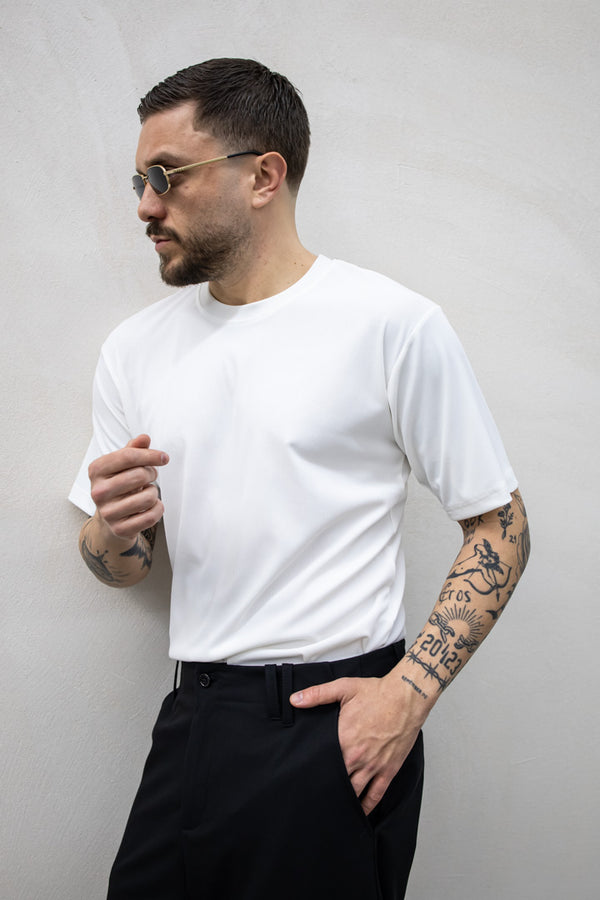 T shirt a costine Tokyo white