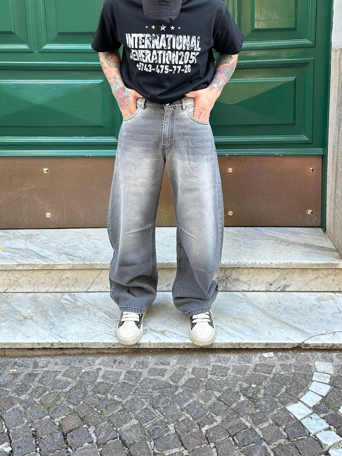 Denim baloon grey nash all on nothing