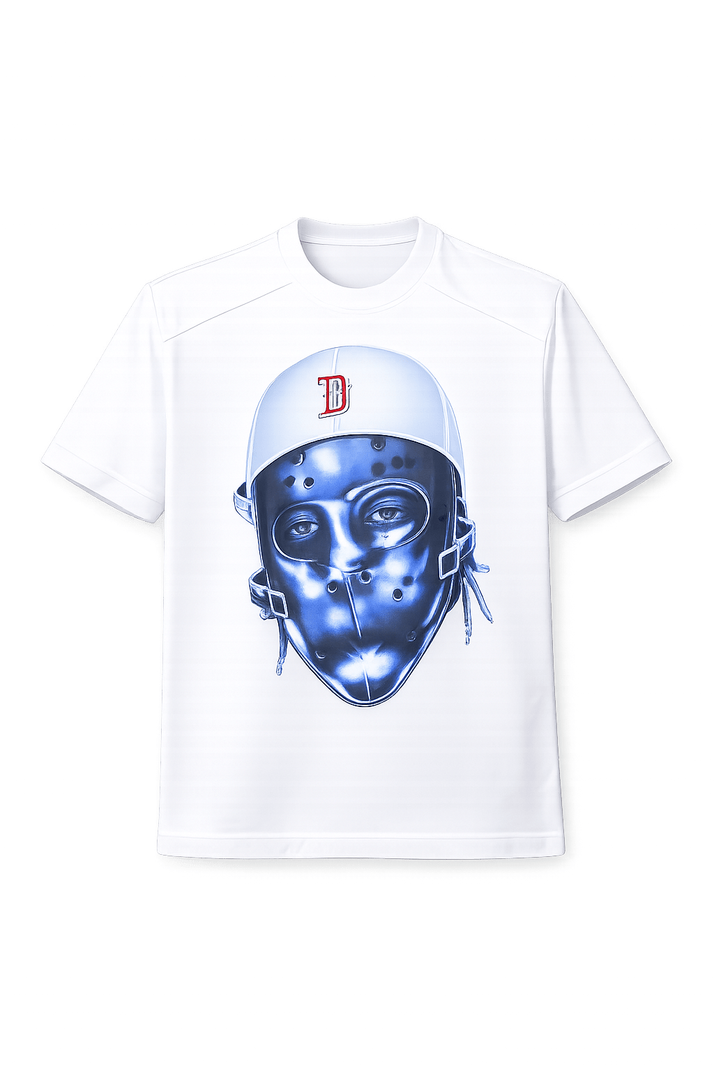 T-shirt face white Static STUDIOS