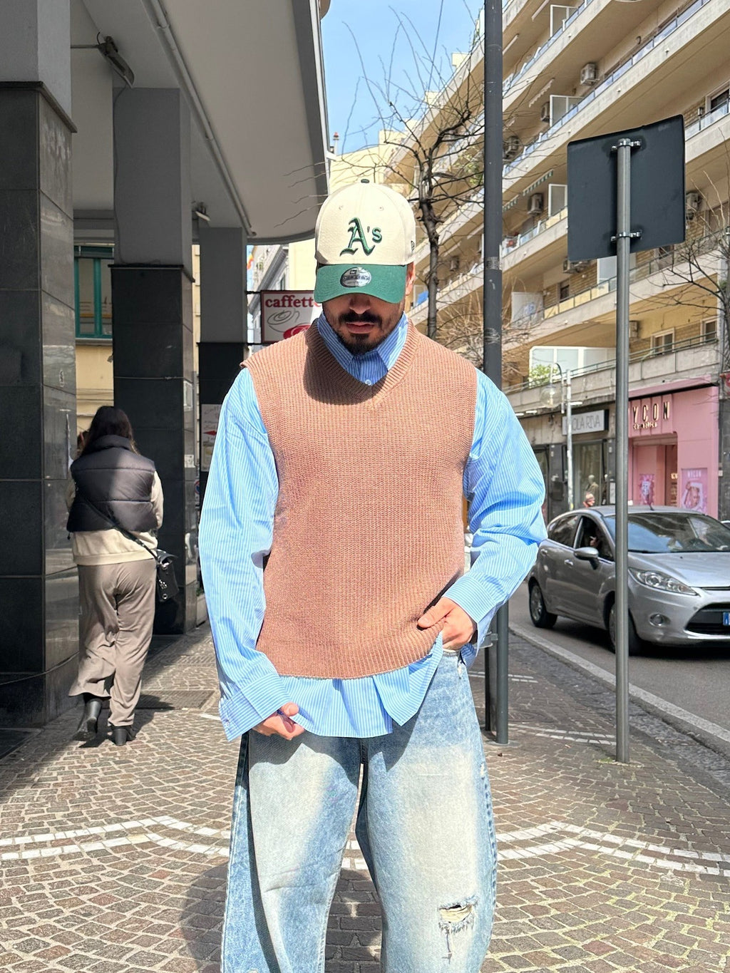 Smanicato in filo tabacco