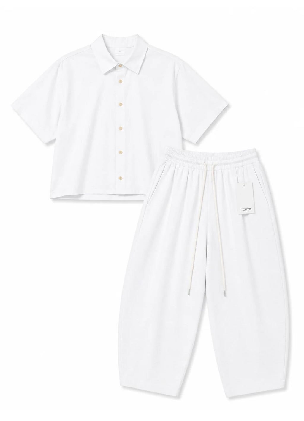 Coordinato lino white Tokyo