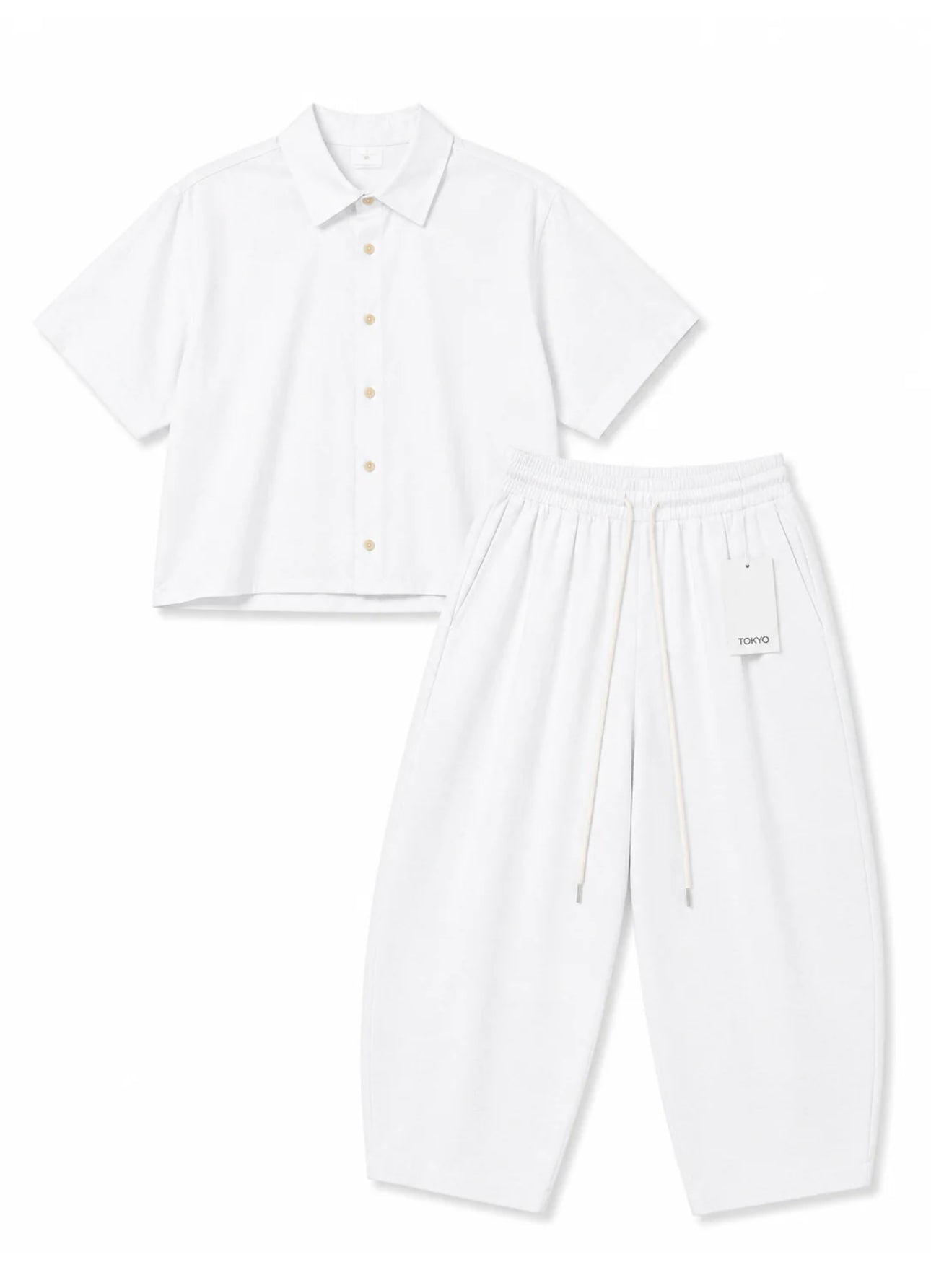 Coordinato lino white Tokyo