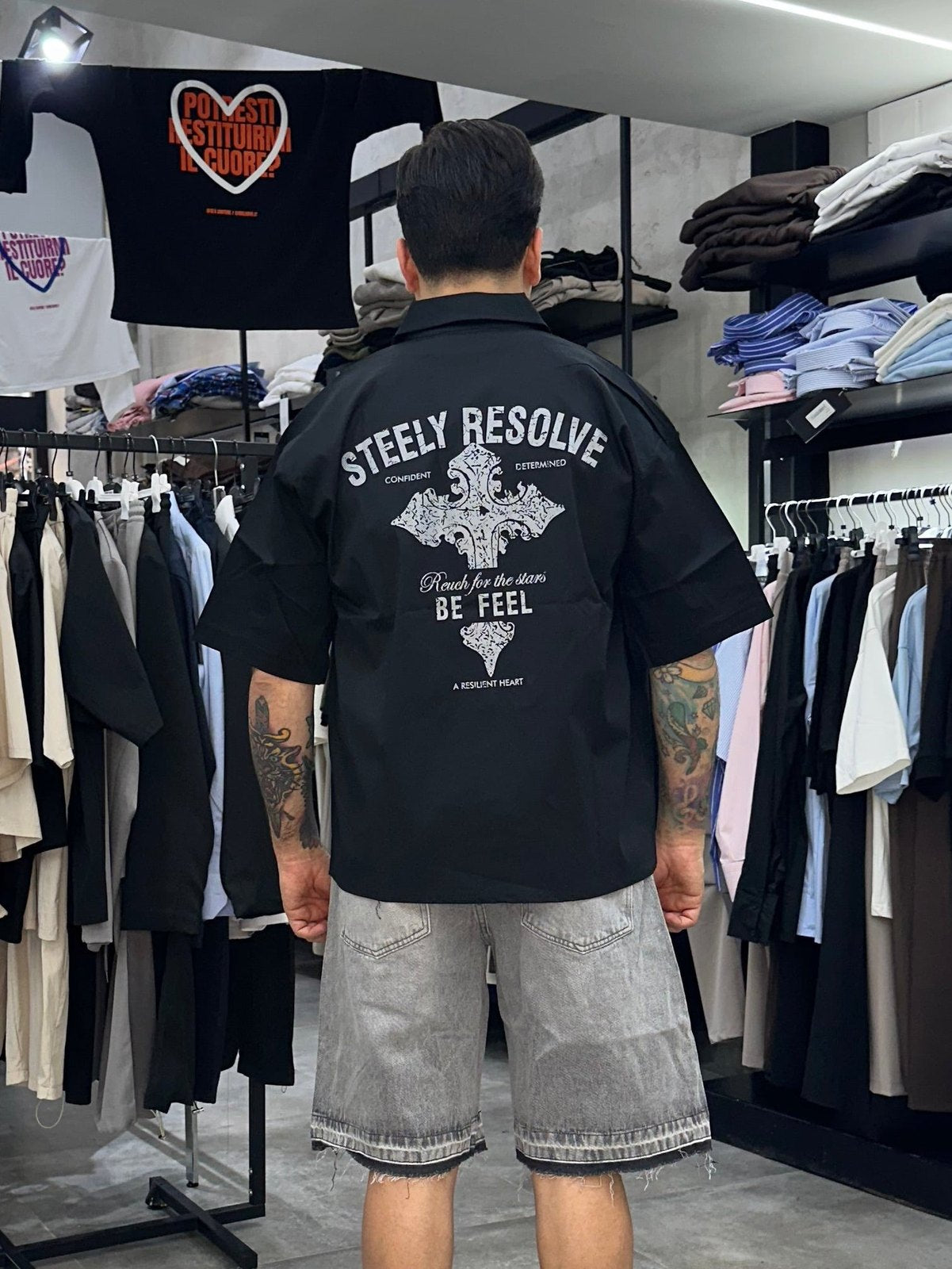 Camicia resolve black