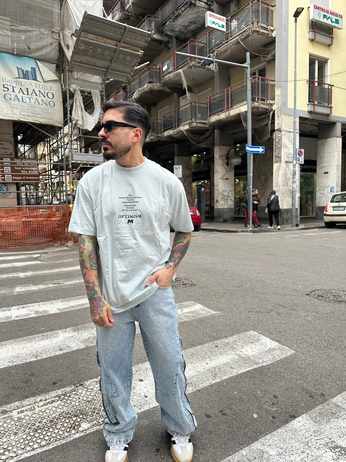 T shirt run polvere