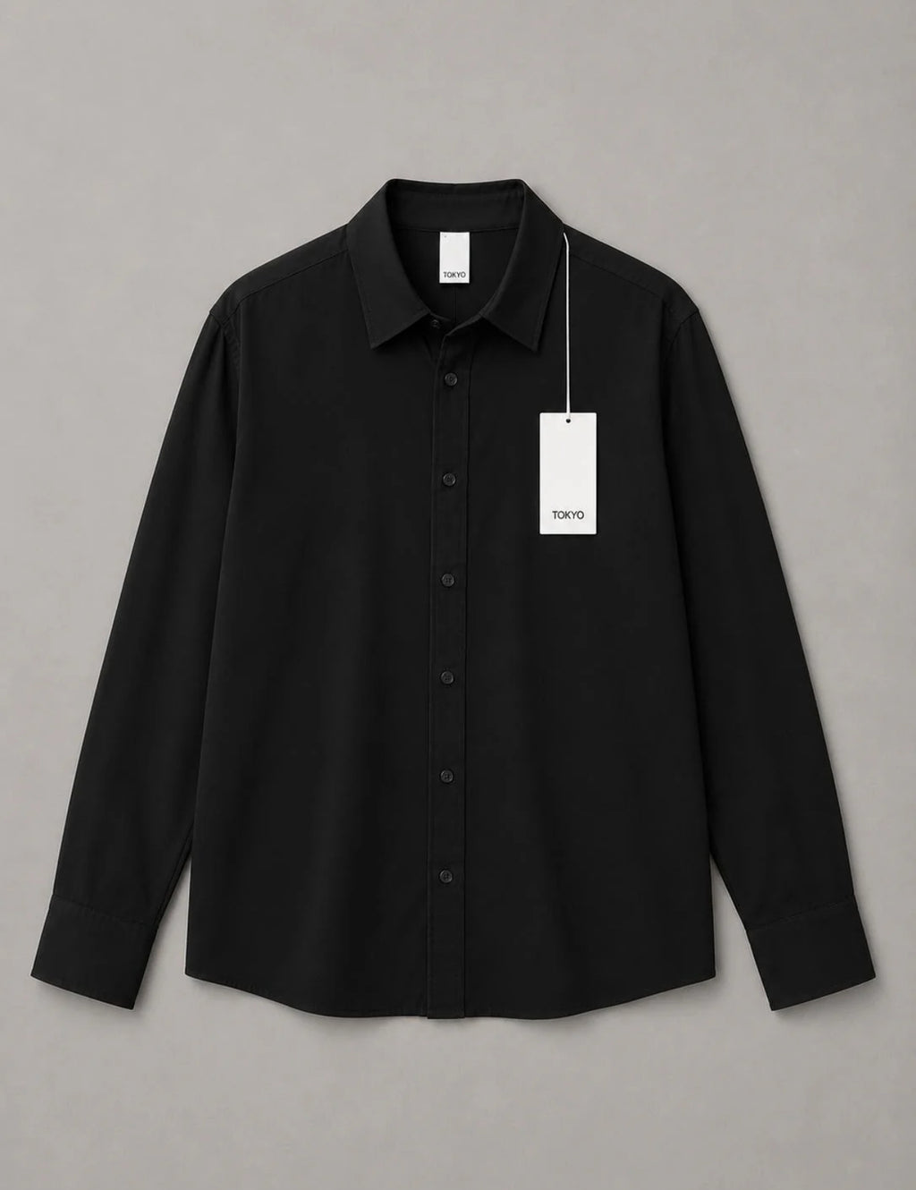 Camicia simil seta black Tokyo