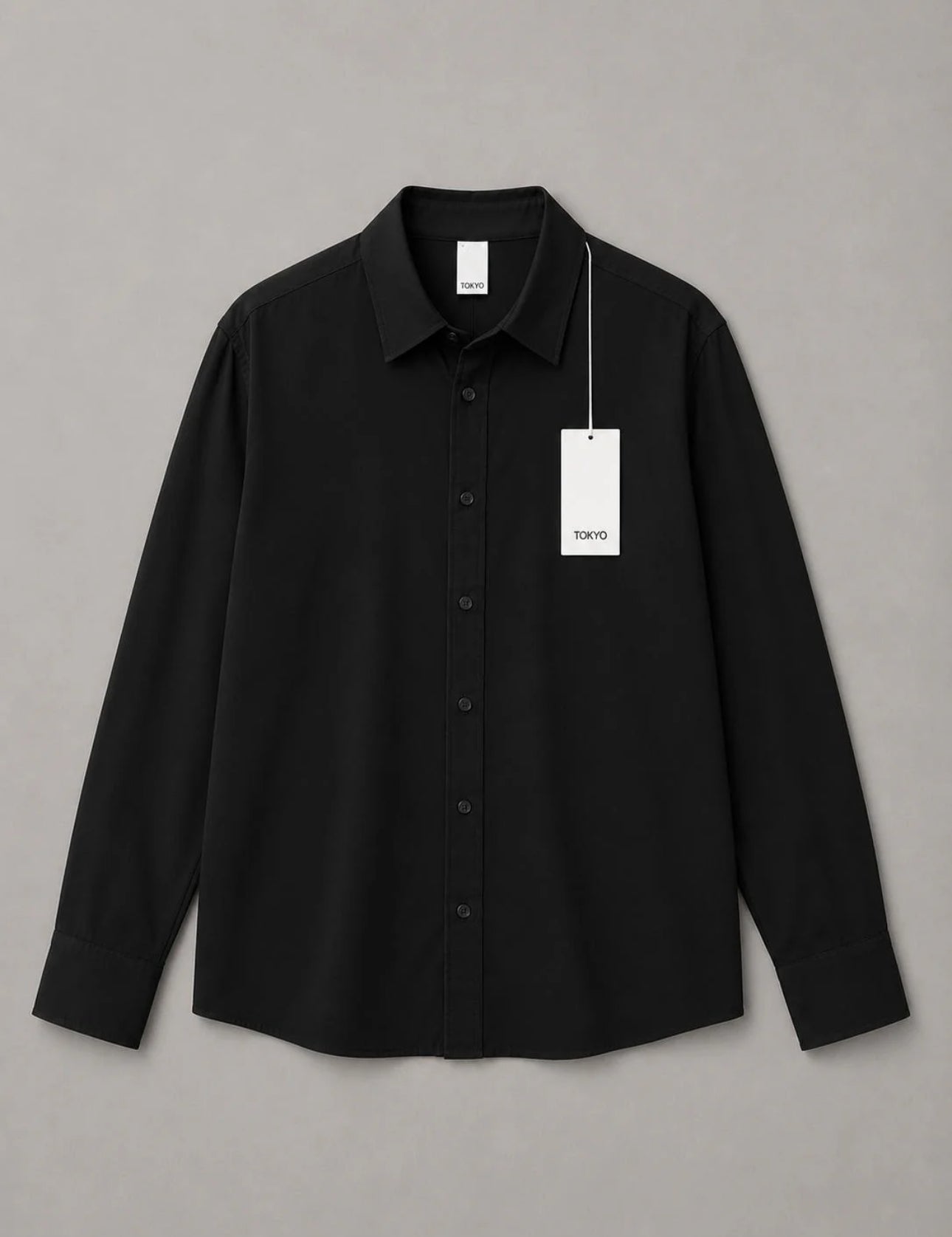 Camicia simil seta black Tokyo