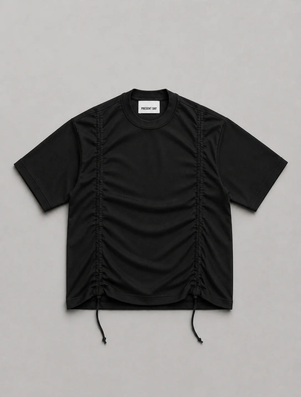 T-shirt coulisse black Present
