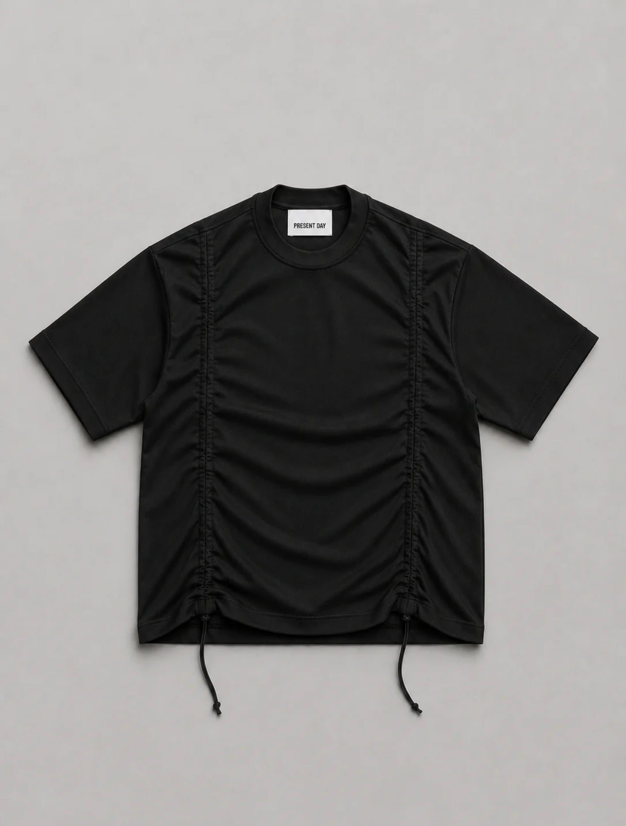 T-shirt coulisse black Present