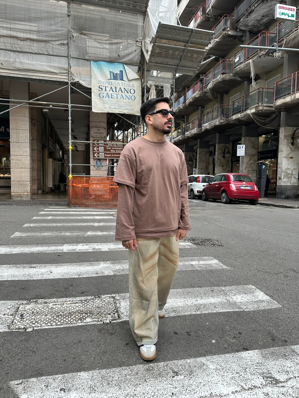 Denim super baggy sand