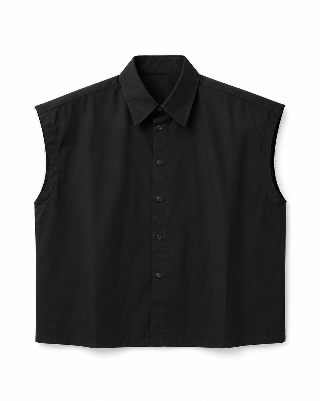 Camicia smanicata black