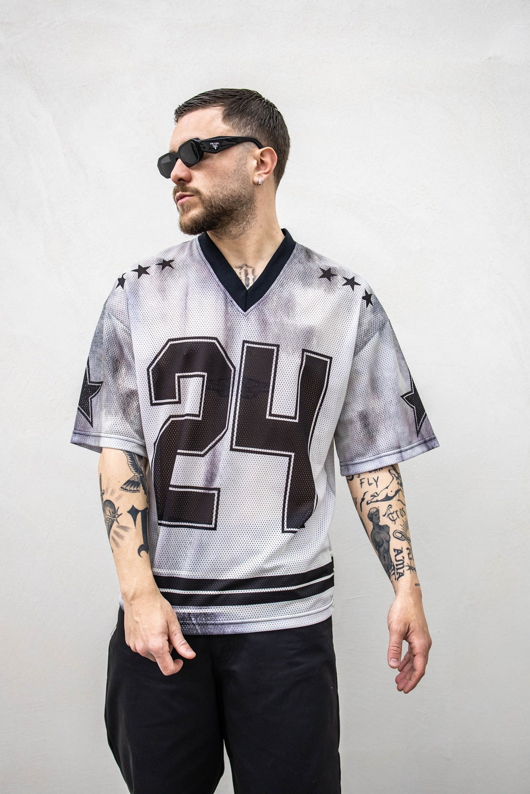 T-shirt All over Presentday white