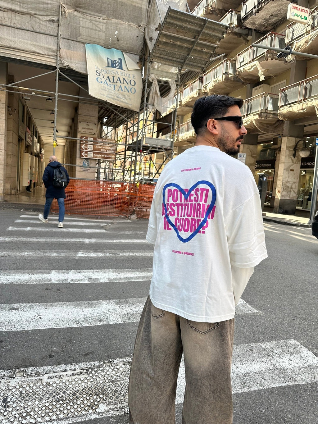 T shirt long sleeve slv x disloove white