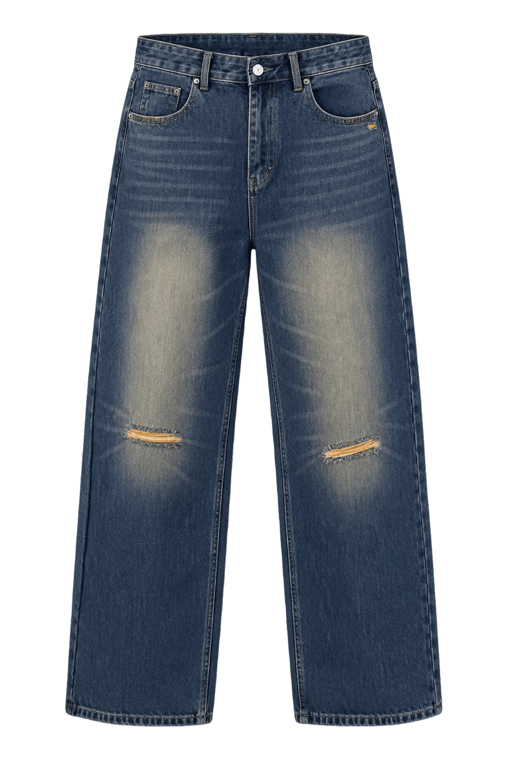 Denim baggy blue row