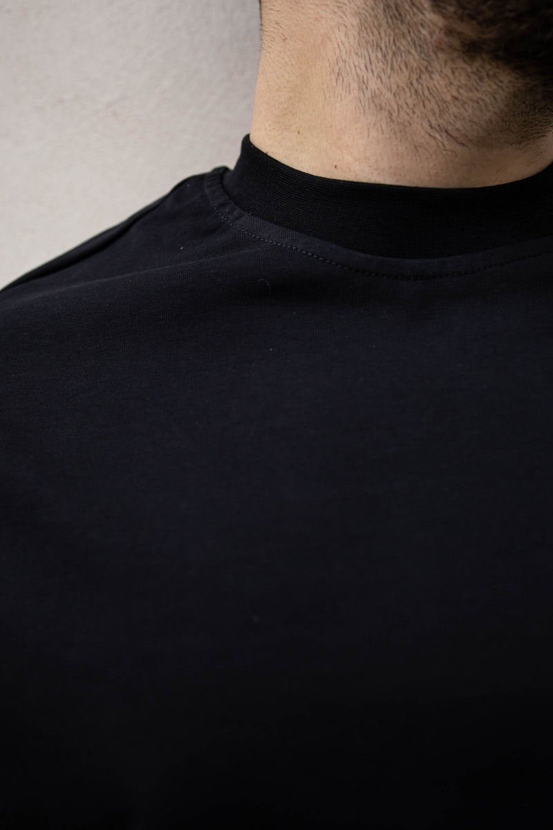 T-shirt compact black Tokyo