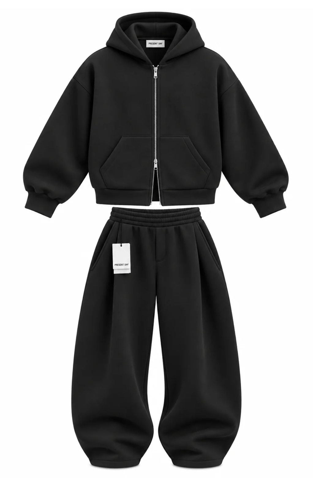 Tuta scuba PRM zip black present day