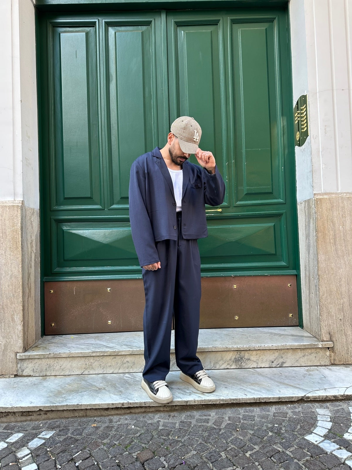 Abito crop blue tokyo