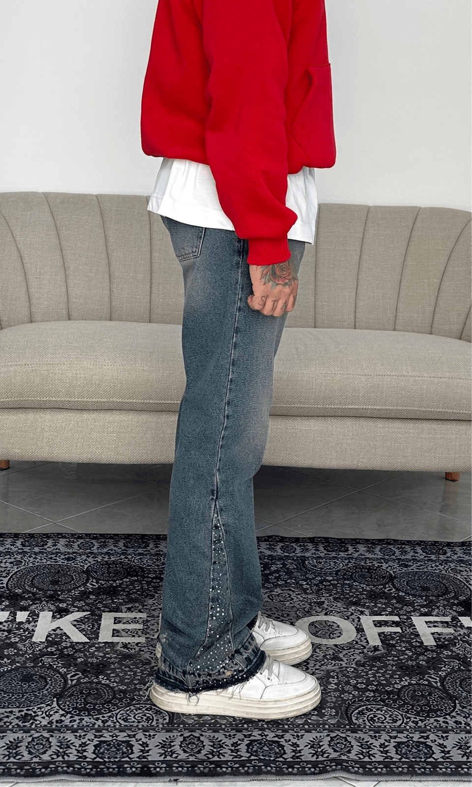 Denim Flare sand Diamond