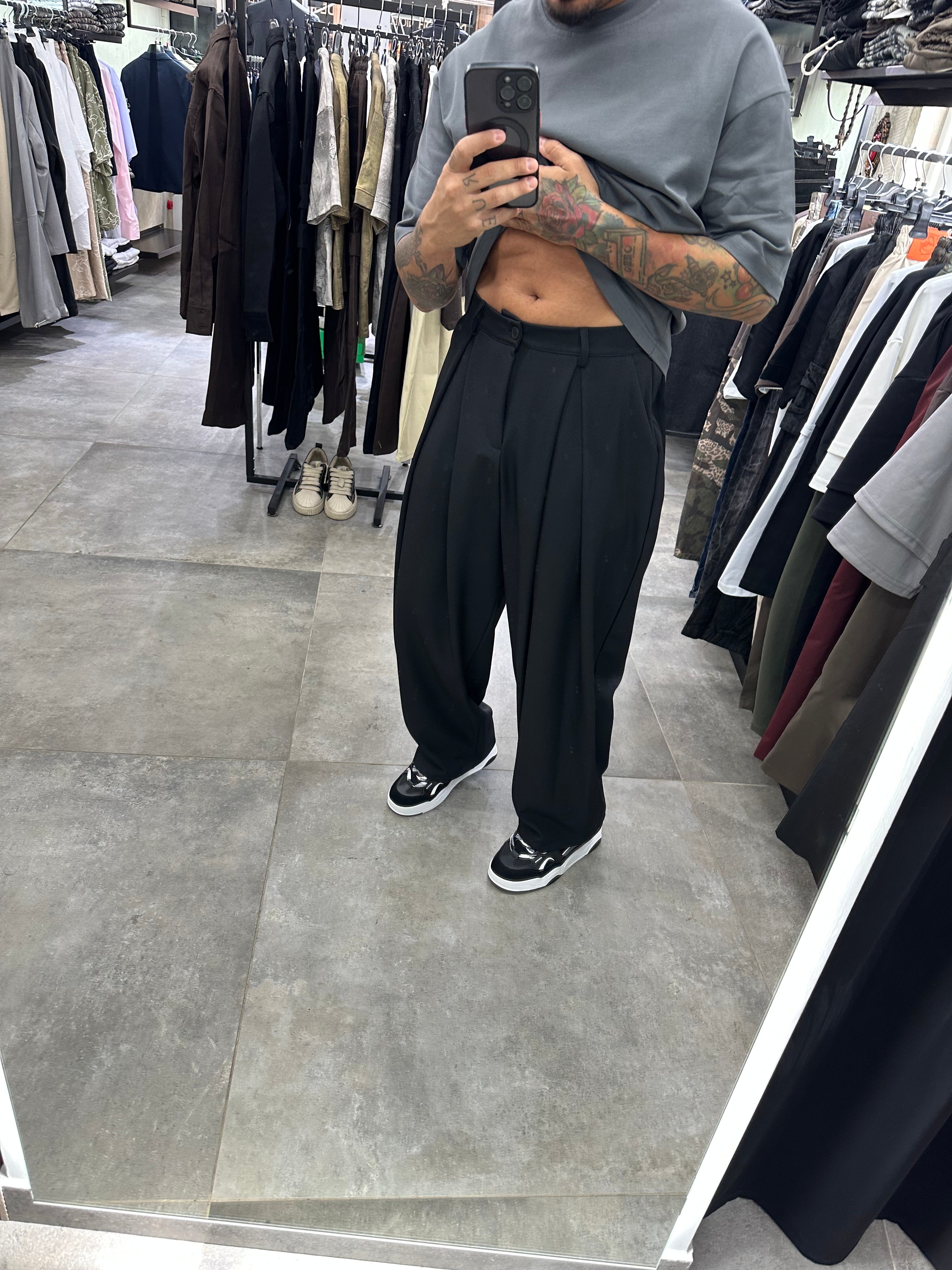 Panta super pence black Tokyo couture