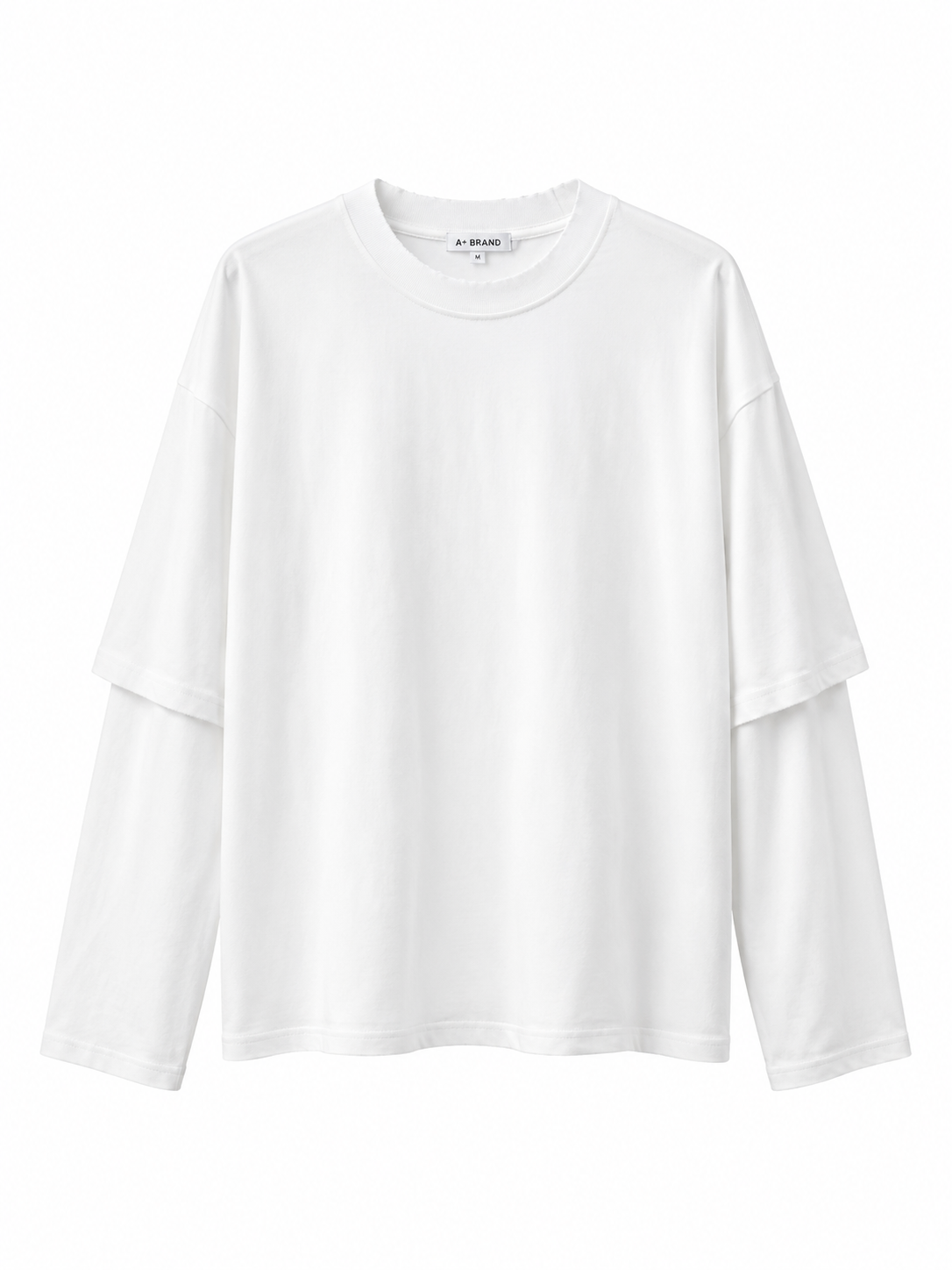 Long sleeve double white
