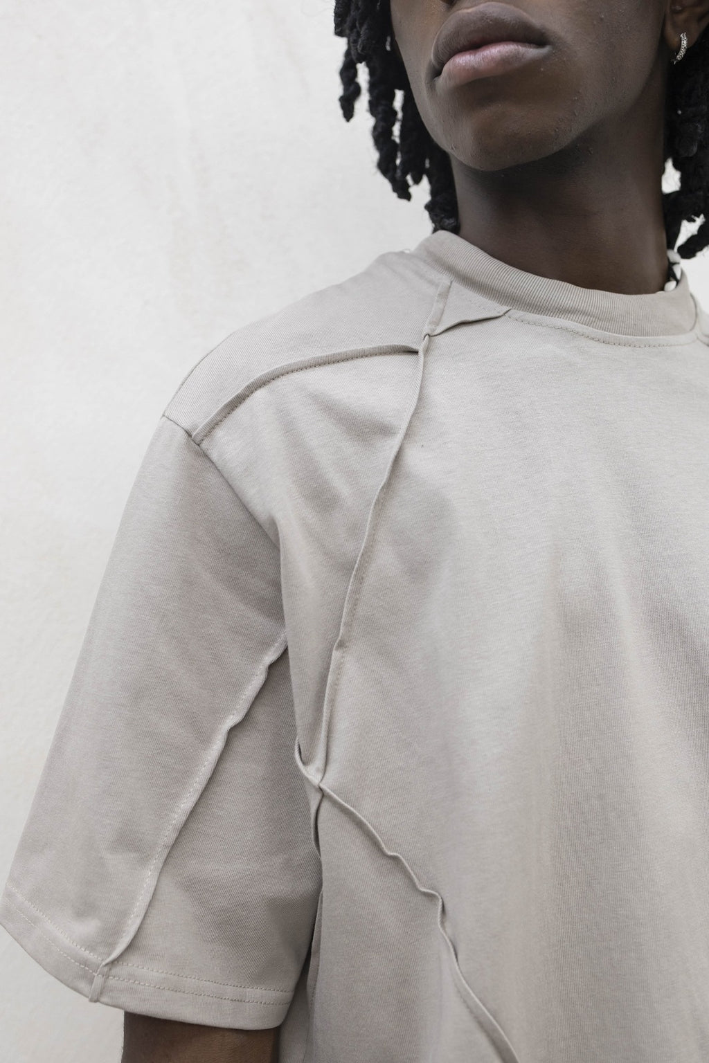 T-Shirt Ripped Sabbia Present Day