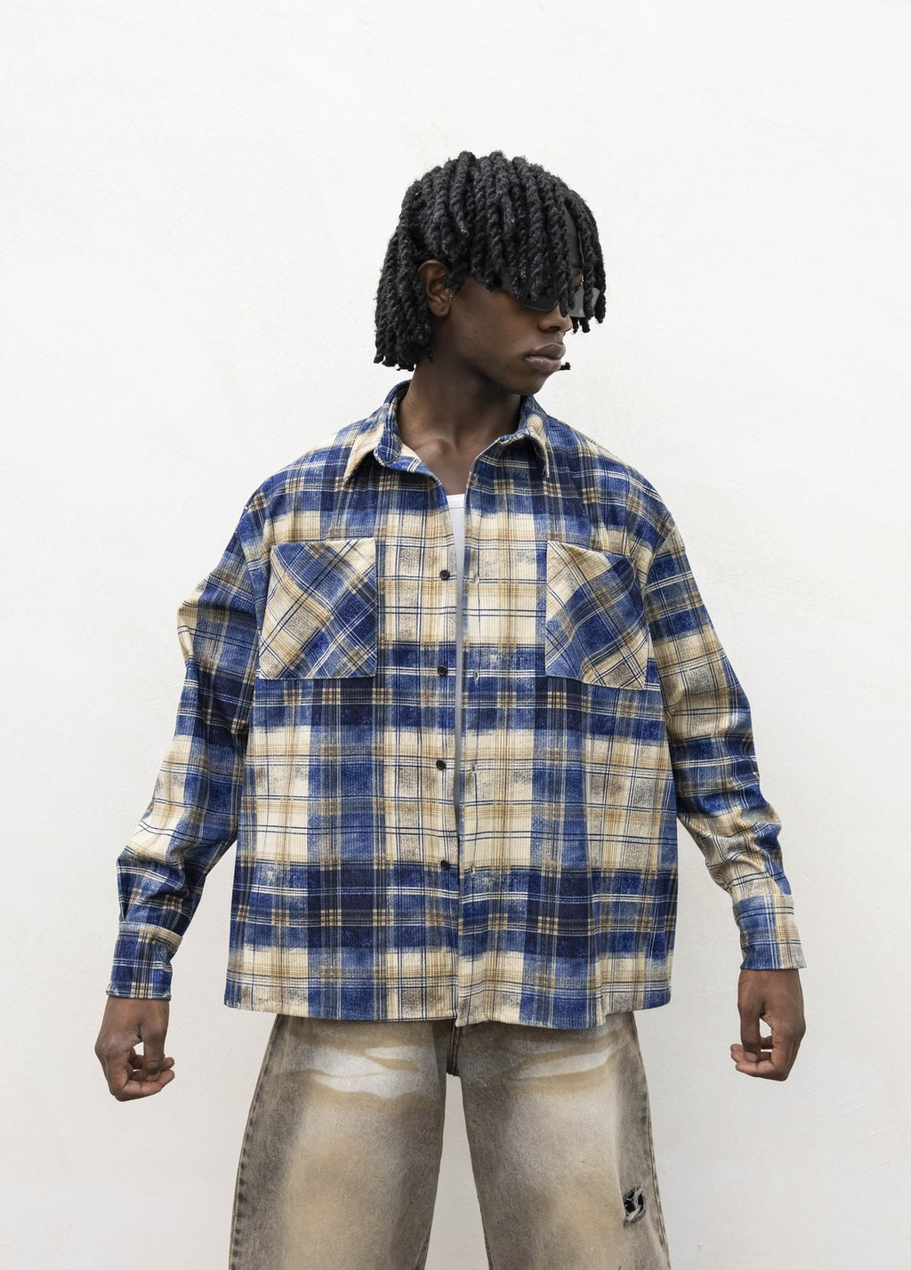 Camicia quadri used blu royal present day