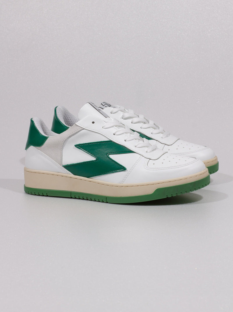 Kyoto basket low MAN white/green